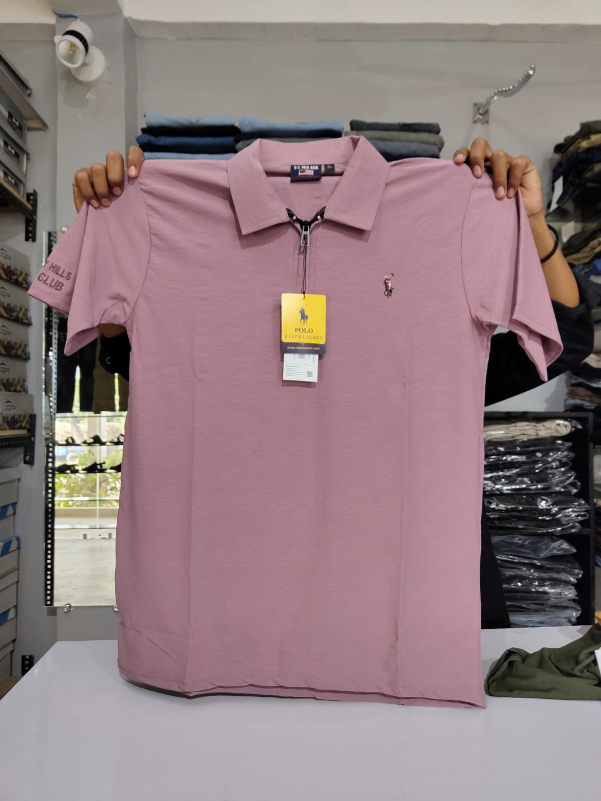Polo Zip T-Shirt