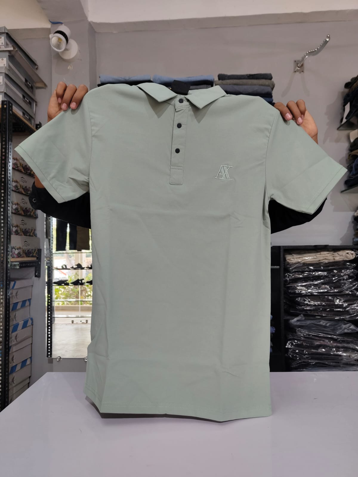 Polo Zip T-Shirt