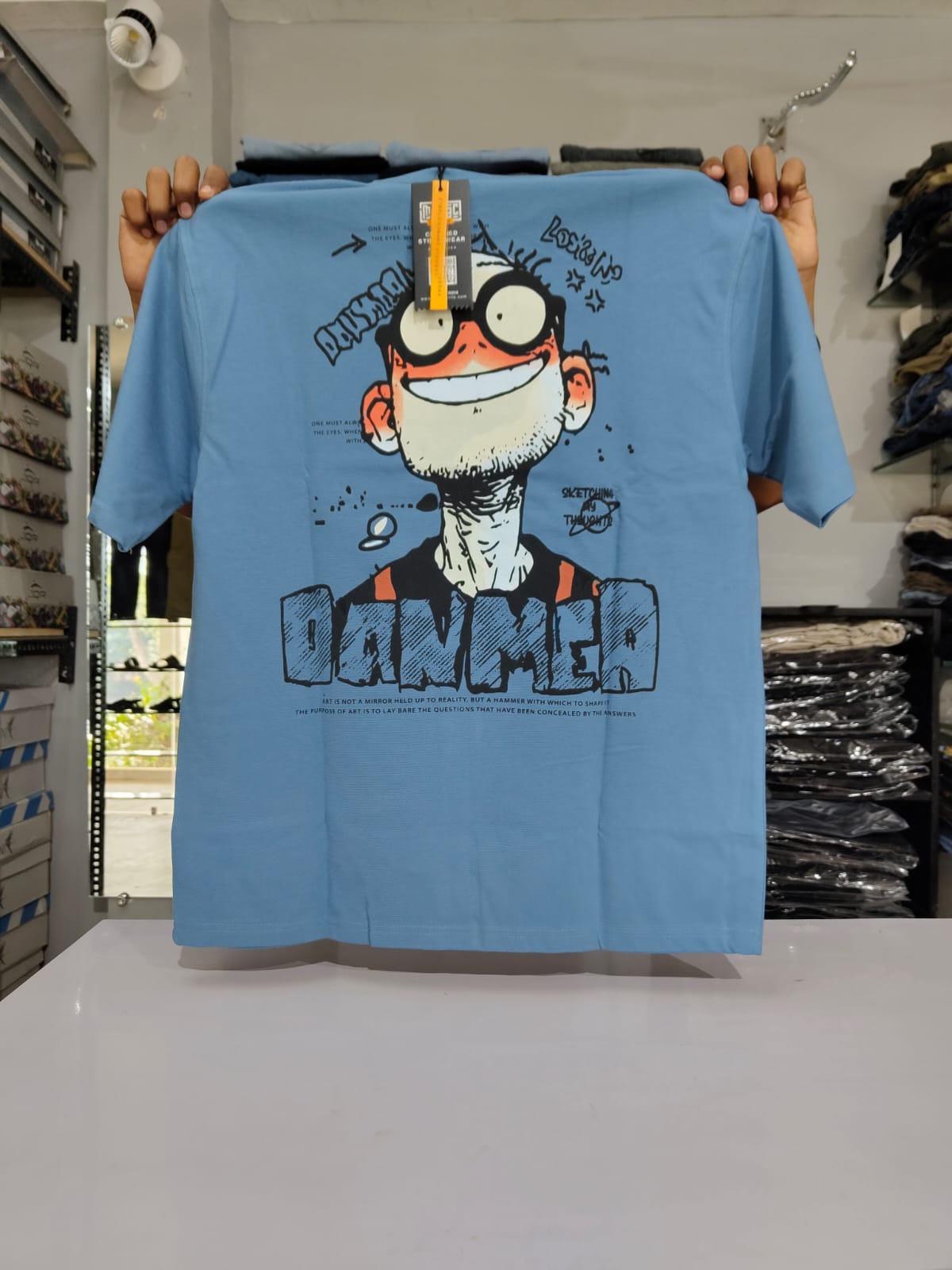 Men’s Graphic Printed T-Shirt – Air Jordan Style Design